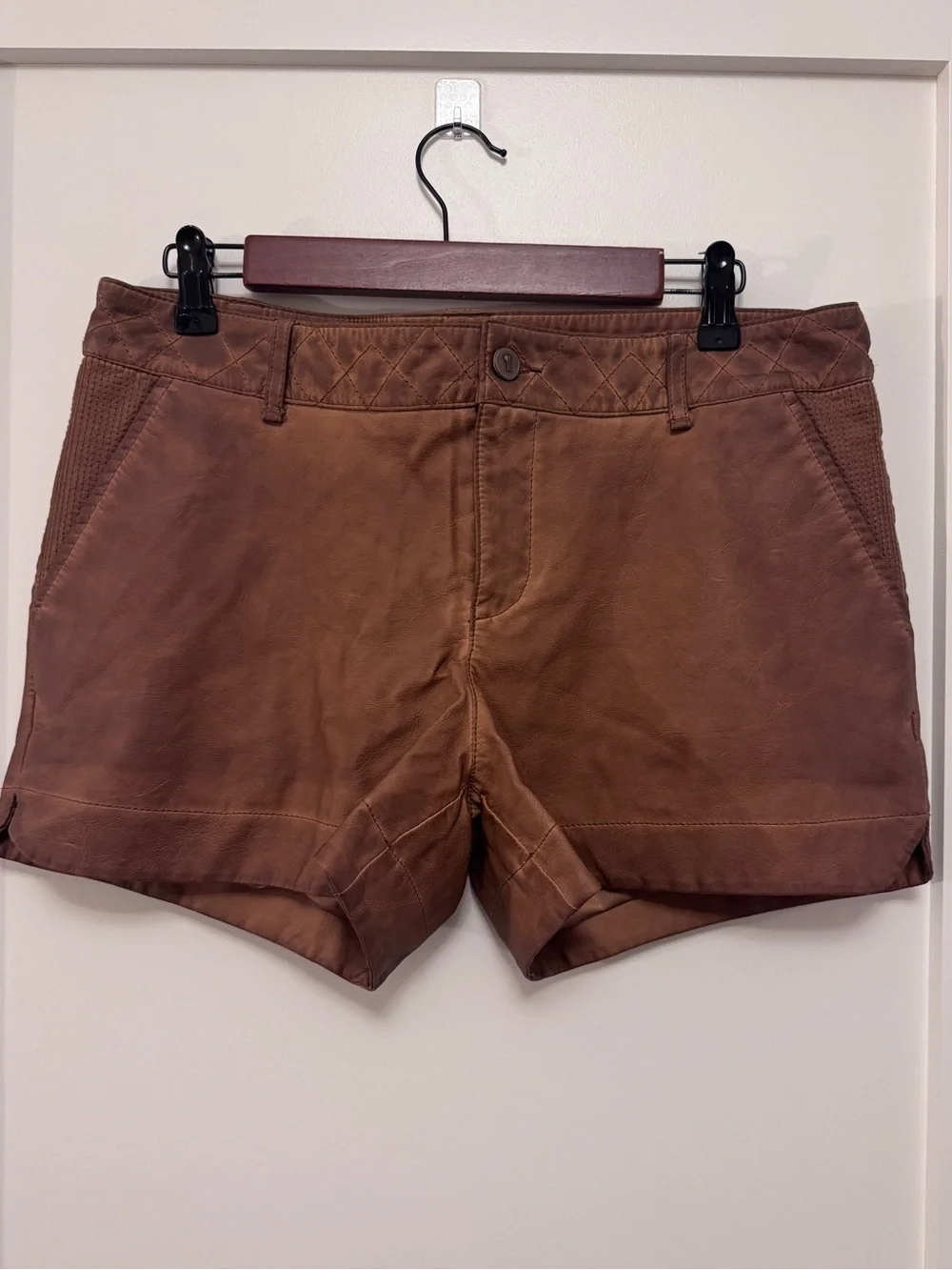 Pilcro and the Letterpress Brown Flat-Front Women's Shorts